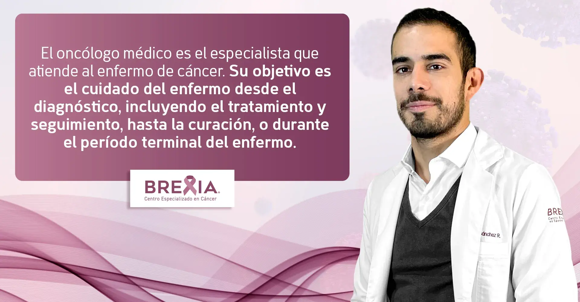 Médico especialista en oncología